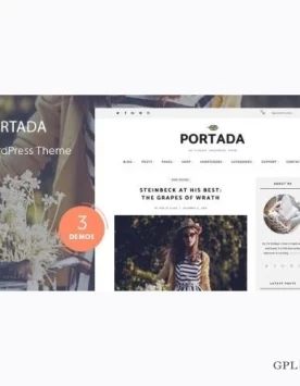 Portada - Elegant Blog Blogging WordPress Theme 2